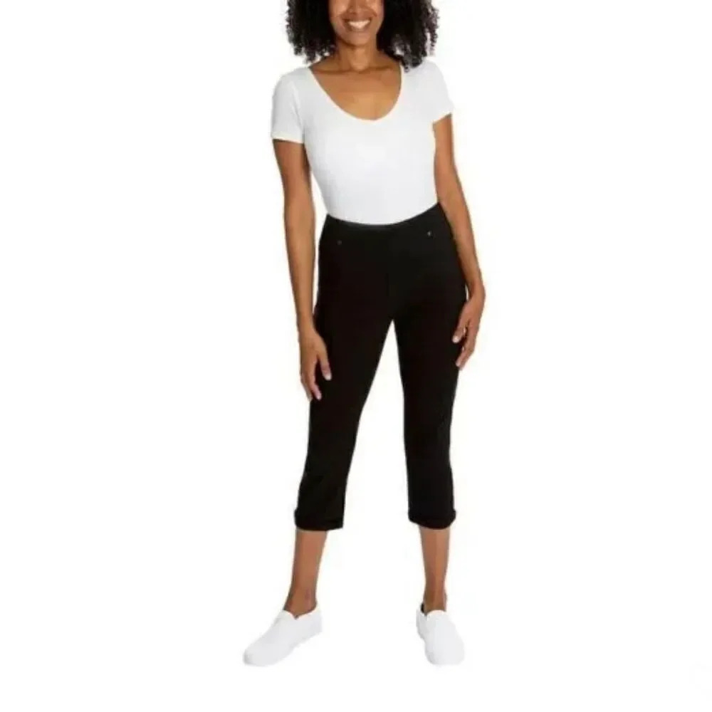 Mario Serrani Italy Comfort Stretch Cuff Capri